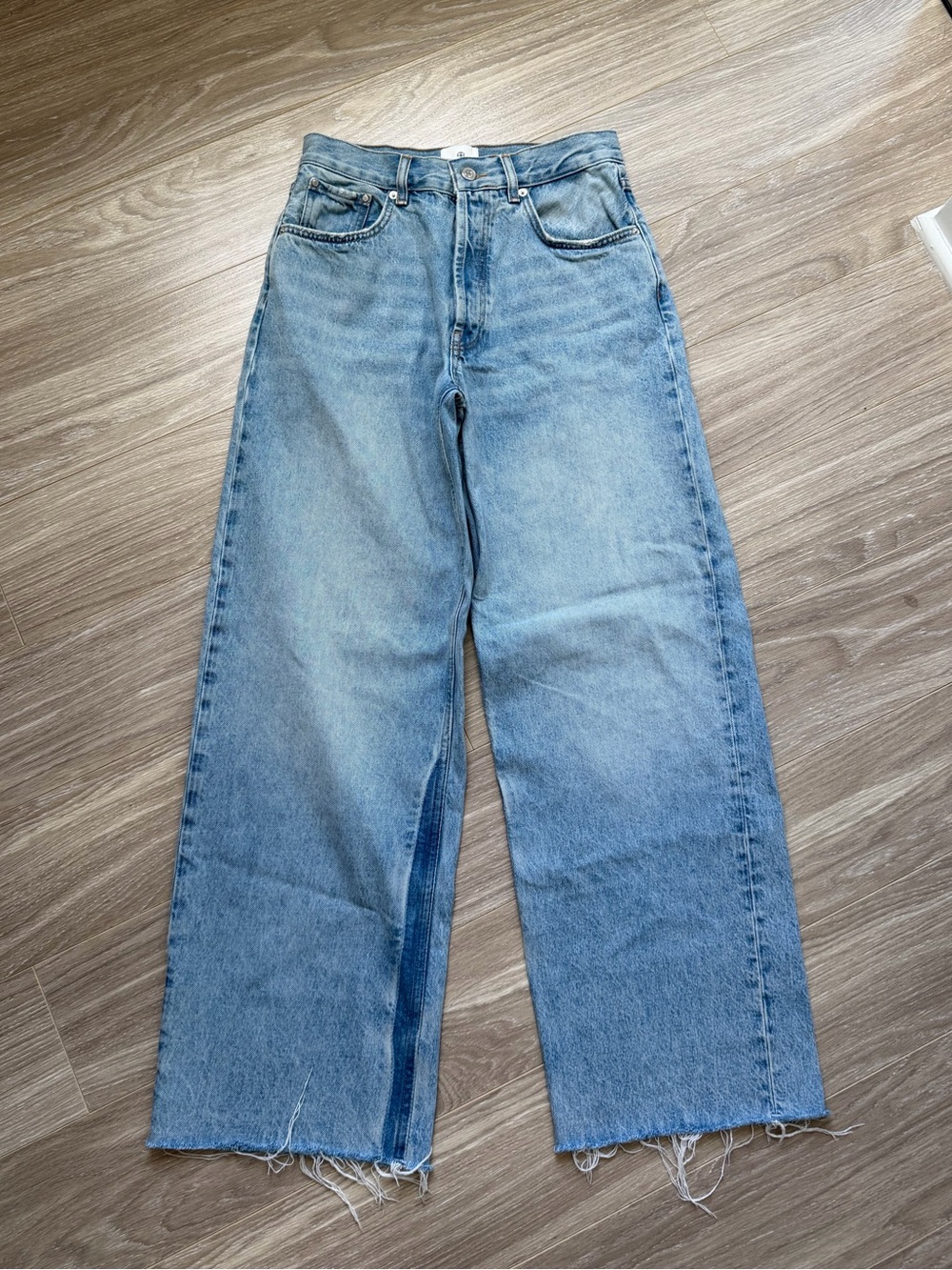 ANINE BING Lightwash Manon Jean 100% Cotton Sz 25 EUC